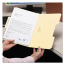 Smead SuperTab Reinforced Guide Height Top Tab Folders, 1/3-Cut Tabs: Assorted, Legal Size, 0.75" Expansion, Manila, 100/Box