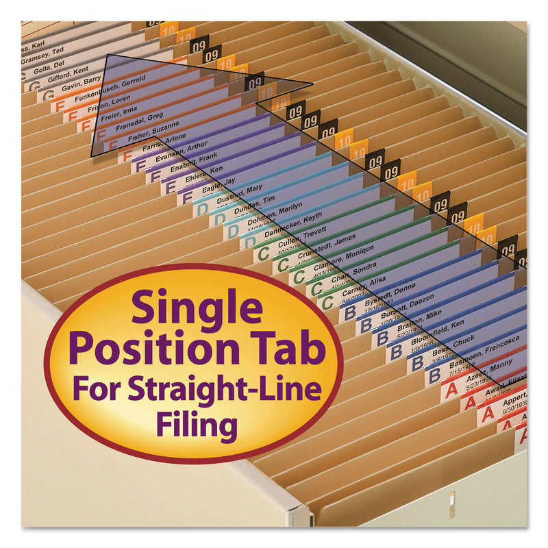 Smead Heavyweight Kraft File Folder, Straight Tabs, Legal Size, 0.75" Expansion, 11-pt Kraft, Brown, 100/Box