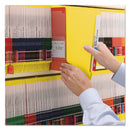 Smead WaterShed CutLess End Tab Fastener Folders, 2 Fasteners, Letter Size, Yellow Exterior, 50/Box