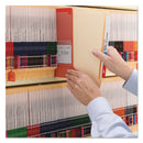 Smead WaterShed CutLess End Tab Fastener Folders, 2 Fasteners, Letter Size, Manila Exterior, 50/Box