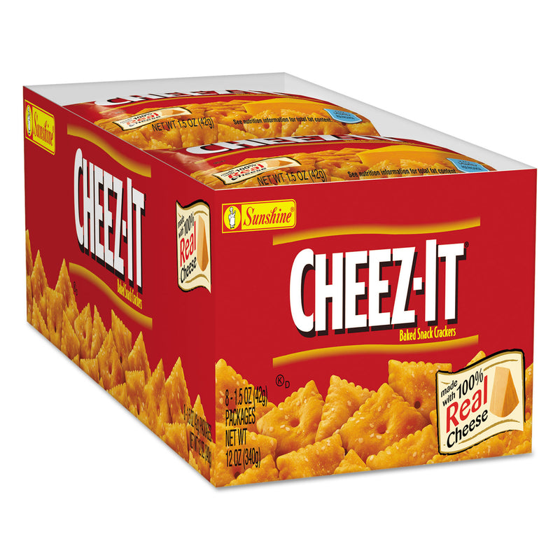 Sunshine Cheez-it Crackers, 1.5 oz Bag, Reduced Fat, 60/Carton
