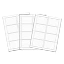 C-Line Laser Printer Name Badges, 3 3/8 x 2 1/3, White, 200/Box