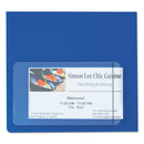 C-Line Self-Adhesive Business Card Holders, Side Load, 2 x 3.5, Clear, 10/Pack