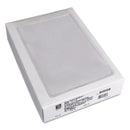 C-Line Clear Vinyl Shop Ticket Holders, Both Sides Clear, 25 Sheets, 5 x 8, 50/Box