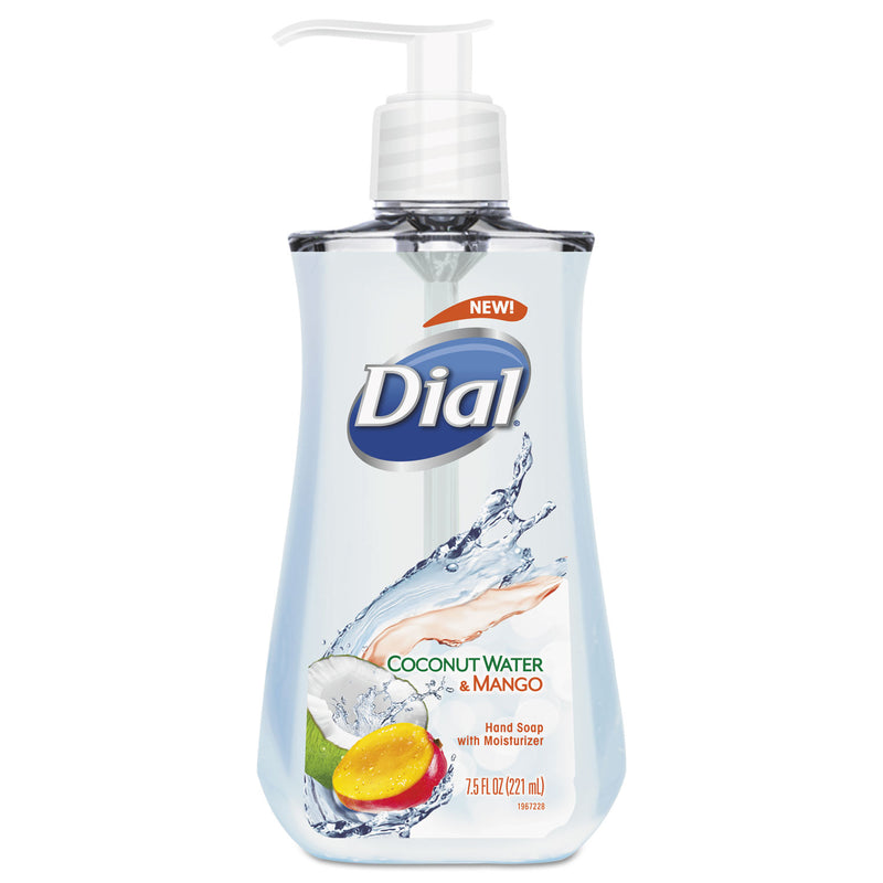 Dial Liquid Hand Soap, Coconut Water and Mango, 7,5 oz  Pump Bottle
