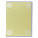 C-Line Cubicle Keepers Hook and Loop-Backed Display, 9.2 x 11.41, Velcro Mount, Clear, 25/Pack