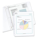 C-Line Economy Weight Poly Sheet Protectors, Reduced Glare, 2", 11 x 8.5, 100/Box