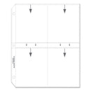 C-Line Clear Photo Pages for Eight 3.5 x 5 Photos, 3-Hole Punched, 11.25 x 8.13, 50/Box