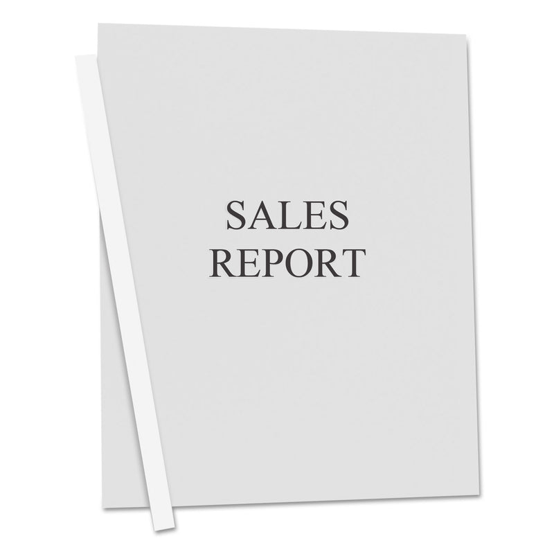 C-Line Vinyl Report Covers, 0.13" Capacity, 8.5 x 11, Clear/Clear, 50/Box