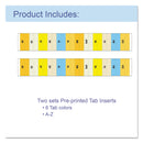 C-Line 13-Pocket Expanding File, 9.25" Expansion, 13 Sections, 1/6-Cut Tabs, Letter Size, Blue