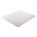 Alera Moderate Use Studded Chair Mat for Low Pile Carpet, 46 x 60, Rectangular, Clear