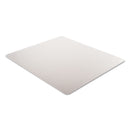 Alera Moderate Use Studded Chair Mat for Low Pile Carpet, 46 x 60, Rectangular, Clear