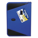 C-Line Expanding File with Zipper Closure, 2" Expansion, 13 Sections, Zipper Closure, 1/12-Cut Tabs, Letter Size, Blue