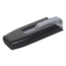 Verbatim Store 'n' Go V3 USB 3.0 Drive, 128 GB, Black/Gray