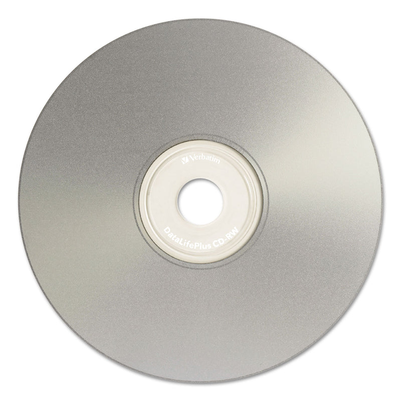 Verbatim CD-RW DataLifePlus Printable Rewritable Disc, 700 MB/80 min, 12x, Spindle, Silver, 50/Pack