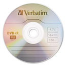 Verbatim DVD+R Recordable Disc, 4.7 GB, 16x, Spindle, Matte Silver, 50/Pack