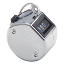 Bates Tally I Hand Model Tally Counter, Registers 0-9999, Chrome