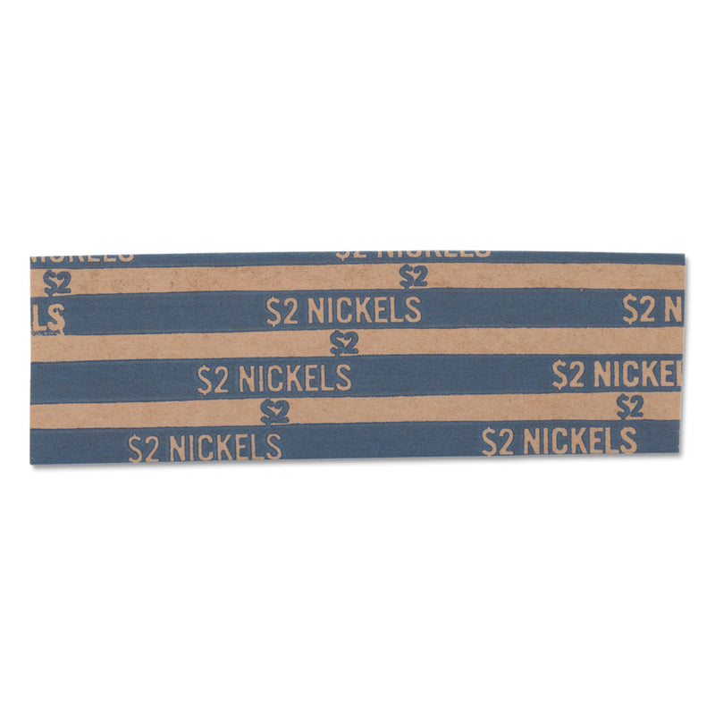 Pap-R Products Flat Coin Wrappers, Nickels, $2, 1000 Wrappers/Box