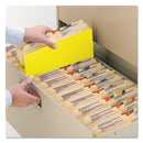 Smead Colored File Pockets, 5.25" Expansion, Letter Size, Yellow