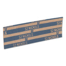 Pap-R Products Flat Coin Wrappers, Nickels, $2, 1000 Wrappers/Box