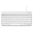 Logitech Wired Keyboard for iPad, Apple Lightning, White