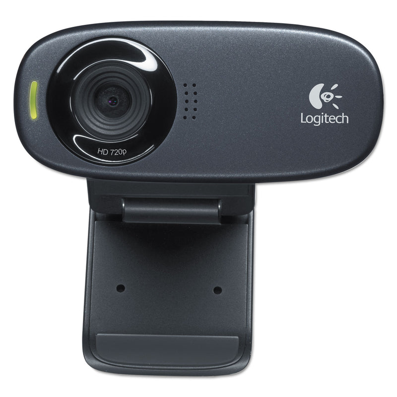 Logitech C310 HD Webcam, 1280 pixels x 720 pixels, 1 Mpixel, Black