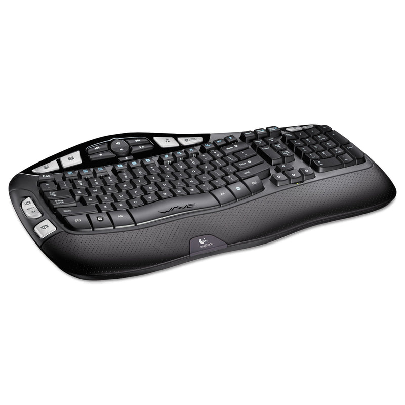 Logitech K350 Wireless Keyboard, Black