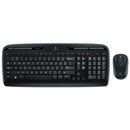 Logitech MK320 Wireless Keyboard + Mouse Combo, 2.4 GHz Frequency/30 ft Wireless Range, Black