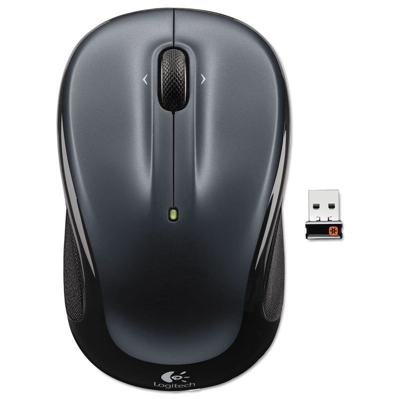 Logitech M325 Wireless Mouse, 2.4 GHz Frequency/30 ft Wireless Range, Left/Right Hand Use, Black