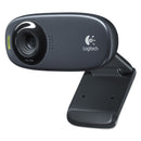 Logitech C310 HD Webcam, 1280 pixels x 720 pixels, 1 Mpixel, Black