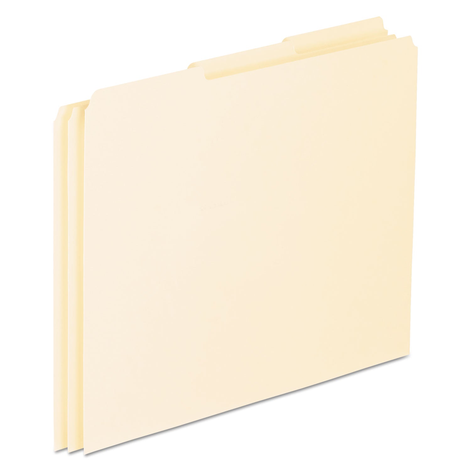 Blank Top Tab File Guides, 1/3-Cut Top Tab, Blank, 8.5 x 11, Manila ...