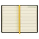 TOPS Idea Collective Journal, Hardcover with Elastic Closure, 1 Subject, Wide/Legal Rule, Black Cover, 5.5 x 3.5, 96 Sheets