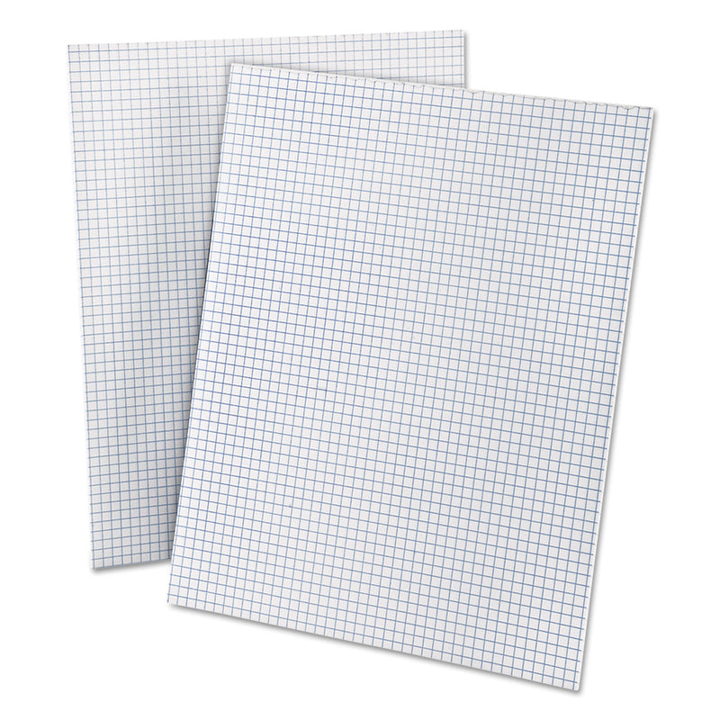 Ampad Quadrille Pads, Quadrille Rule (4 sq/in), 50 White (Heavyweight 20 lb Bond) 8.5 x 11 Sheets