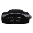 Tripp Lite Compact USB KVM Switch with Audio and Cable, 2 Ports