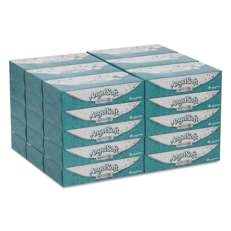 Georgia Pacific Premium Facial Tissues in Flat Box, 2-Ply, White, 100 Sheets, 30 Boxes/Carton
