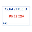 COSCO 2000PLUS 4 in 1 e-Message Dater, 0.94 x 1.75, COMPLETED/EMAILED/ENTERED/SCANNED