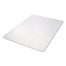 deflecto EconoMat All Day Use Chair Mat for Hard Floors, 45 x 53, Clear