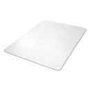 deflecto EconoMat All Day Use Chair Mat for Hard Floors, 45 x 53, Clear