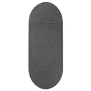 Guardian EcoGuard Diamond Floor Mat, Double Fan, 36 x 96, Charcoal