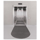 Guardian EcoGuard Diamond Floor Mat, Single Fan, 48 x 96, Charcoal
