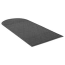 Guardian EcoGuard Diamond Floor Mat, Single Fan, 48 x 96, Charcoal