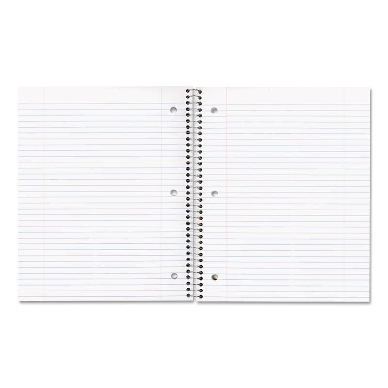 National 1-Subject Wirebound Notebook, 3-Hole Punched, Medium/College Rule, Randomly Assorted Front Covers, 11 x 8.88, 80 Sheets