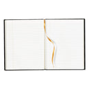 Blueline Executive Notebook, Ribbon Bookmark, 1 Subject, Medium/College Rule, Blue Cover, 11 x 8.5, 75 Sheets