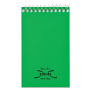 National Paper Blanc Xtreme White Wirebound Memo Pads, Narrow Rule, Randomly Assorted Cover Colors, 60 White 3 x 5 Sheets