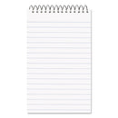 National Paper Blanc Xtreme White Wirebound Memo Pads, Narrow Rule, Randomly Assorted Cover Colors, 60 White 3 x 5 Sheets