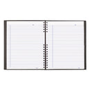 Blueline NotePro Notebook, 1 Subject, Medium/College Rule, Black Cover, 11 x 8.5, 100 Sheets