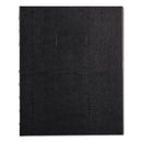 Blueline MiracleBind Notebook, 1 Subject, Medium/College Rule, Black Cover, 9.25 x 7.25, 75 Sheets