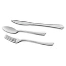 WNA Reflections Heavyweight Plastic Utensils, Fork, Silver, 7", 40/pack