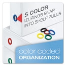Cardinal FreeStand Easy Open Locking Slant-D Ring Binder, 3 Rings, 5" Capacity, 11 x 8.5, White