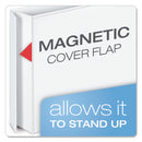 Cardinal FreeStand Easy Open Locking Slant-D Ring Binder, 3 Rings, 1" Capacity, 11 x 8.5, White